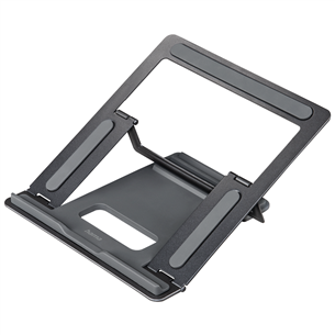 Hama Metal Notebook Stand, регулируемая высота, черный - Подставка для ноутбука 00053048