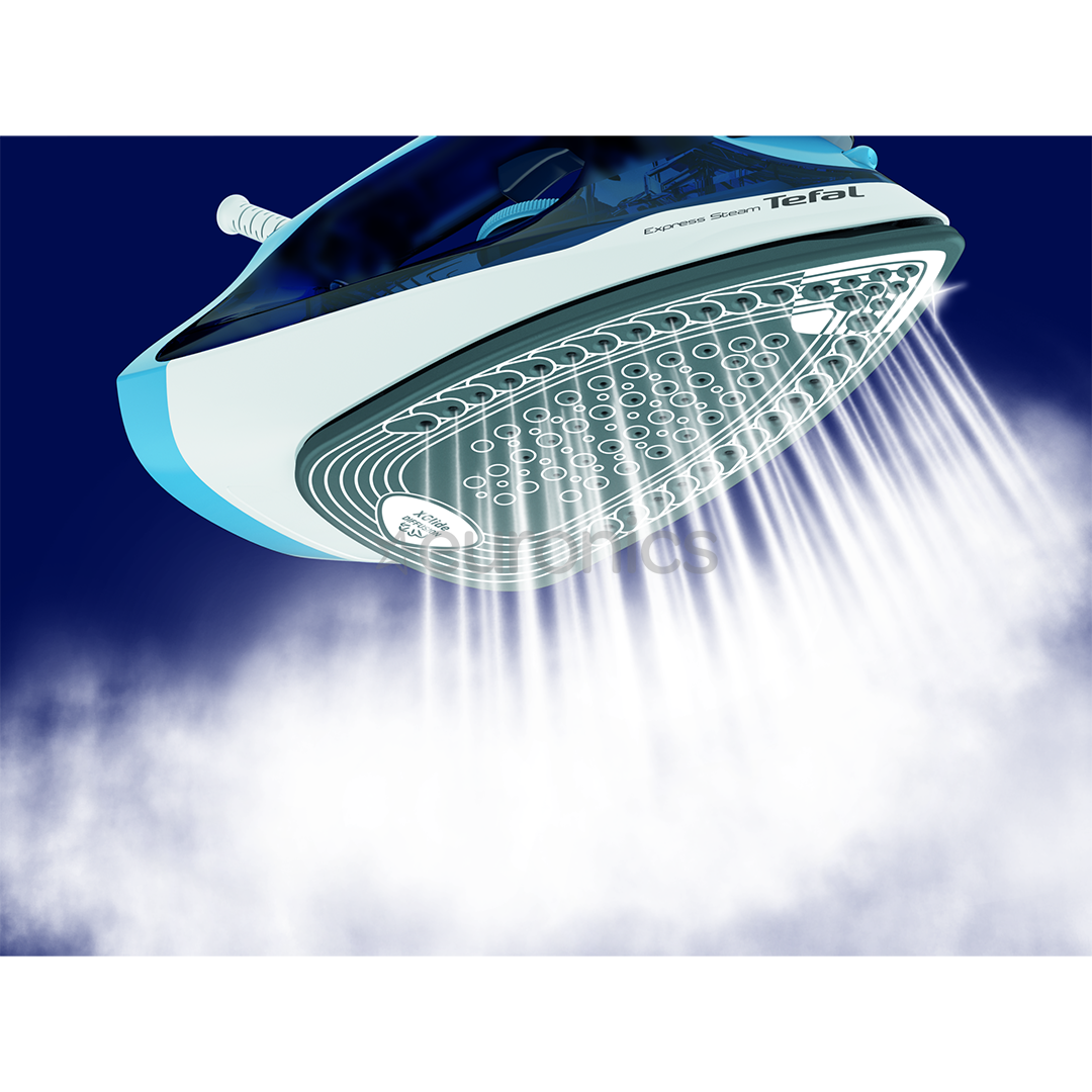 Tefal Express Steam, 2400 W, balta/zila - Tvaika gludeklis