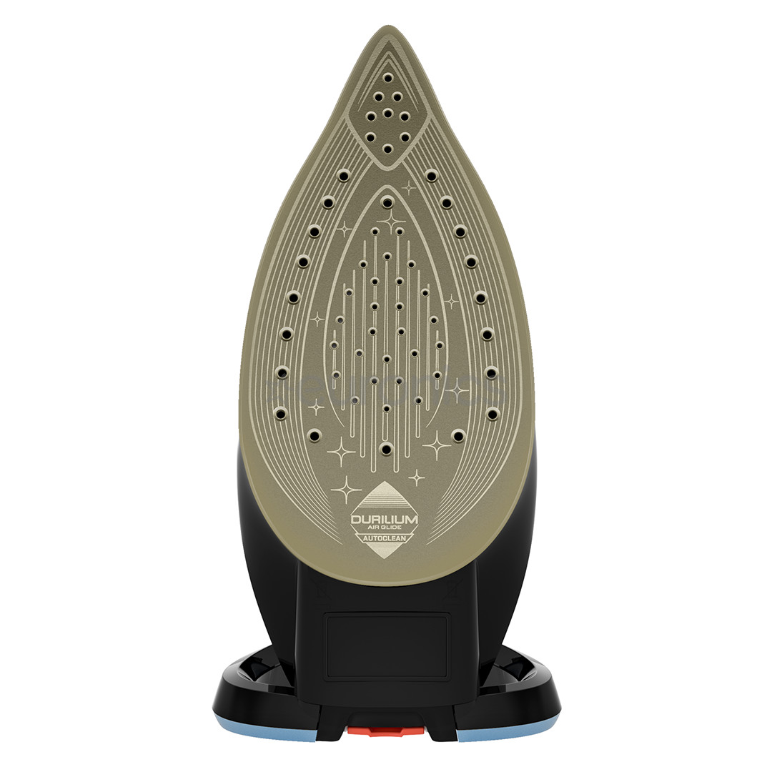 Tefal Turbo Pro Anti-calc, 3000 Вт, черный/голубой - Паровой утюг