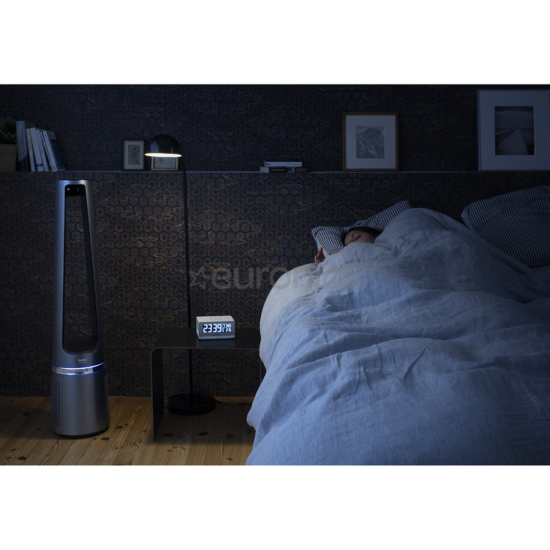 Tefal Eclipse 2in1, 120 м³/ч, серый - Очиститель воздуха и вентилятор
