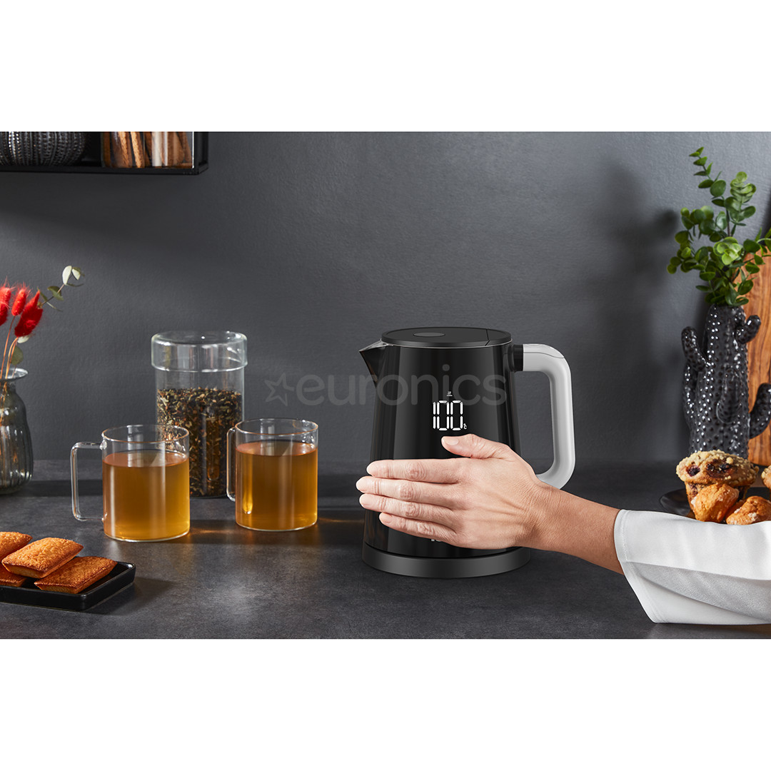 Tefal Smart & Light, variable thermostat, 1 L, black - Kettle