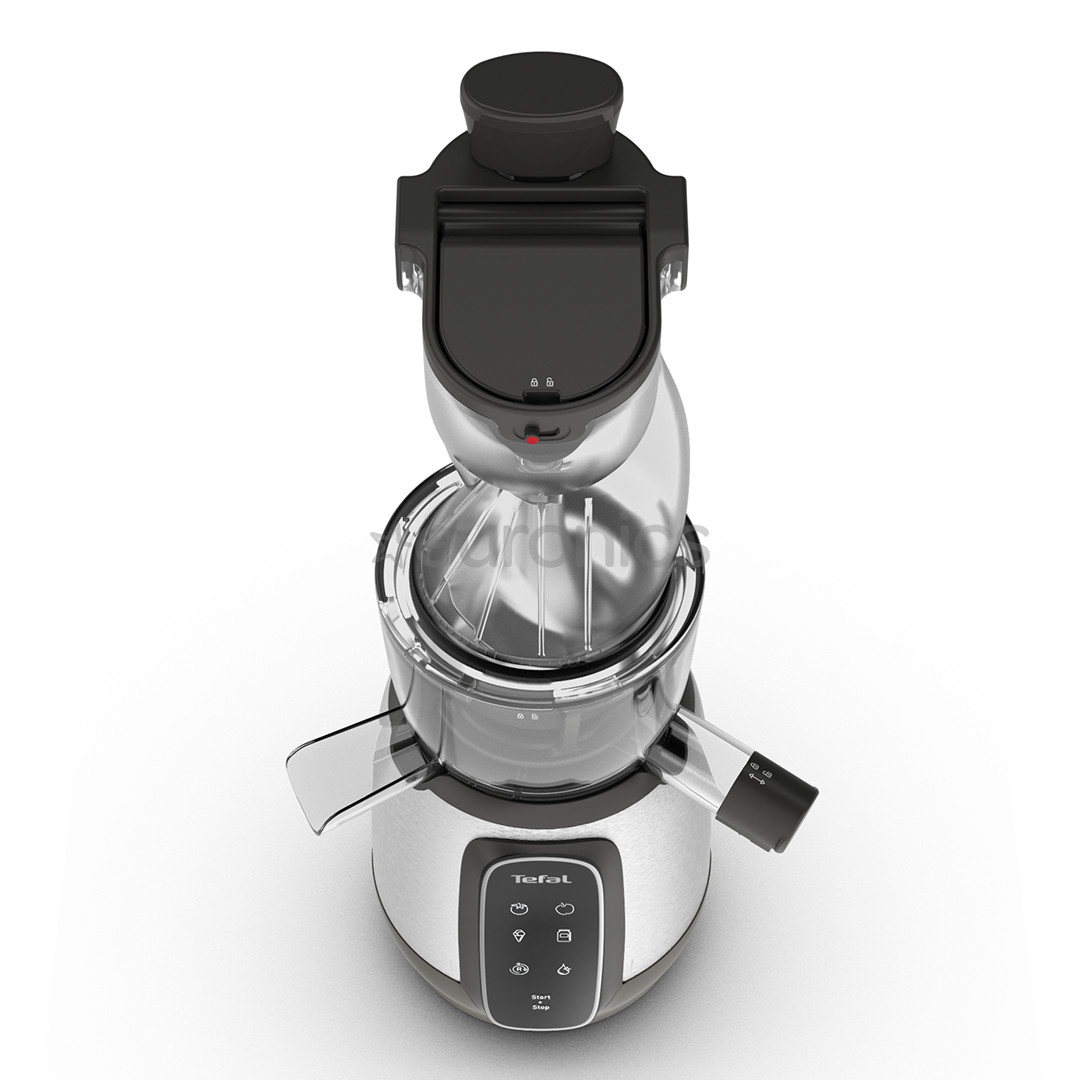 Tefal Ultra Juice Digit, 200 W, lēngaitas, sudraba/melna - Sulu spiede