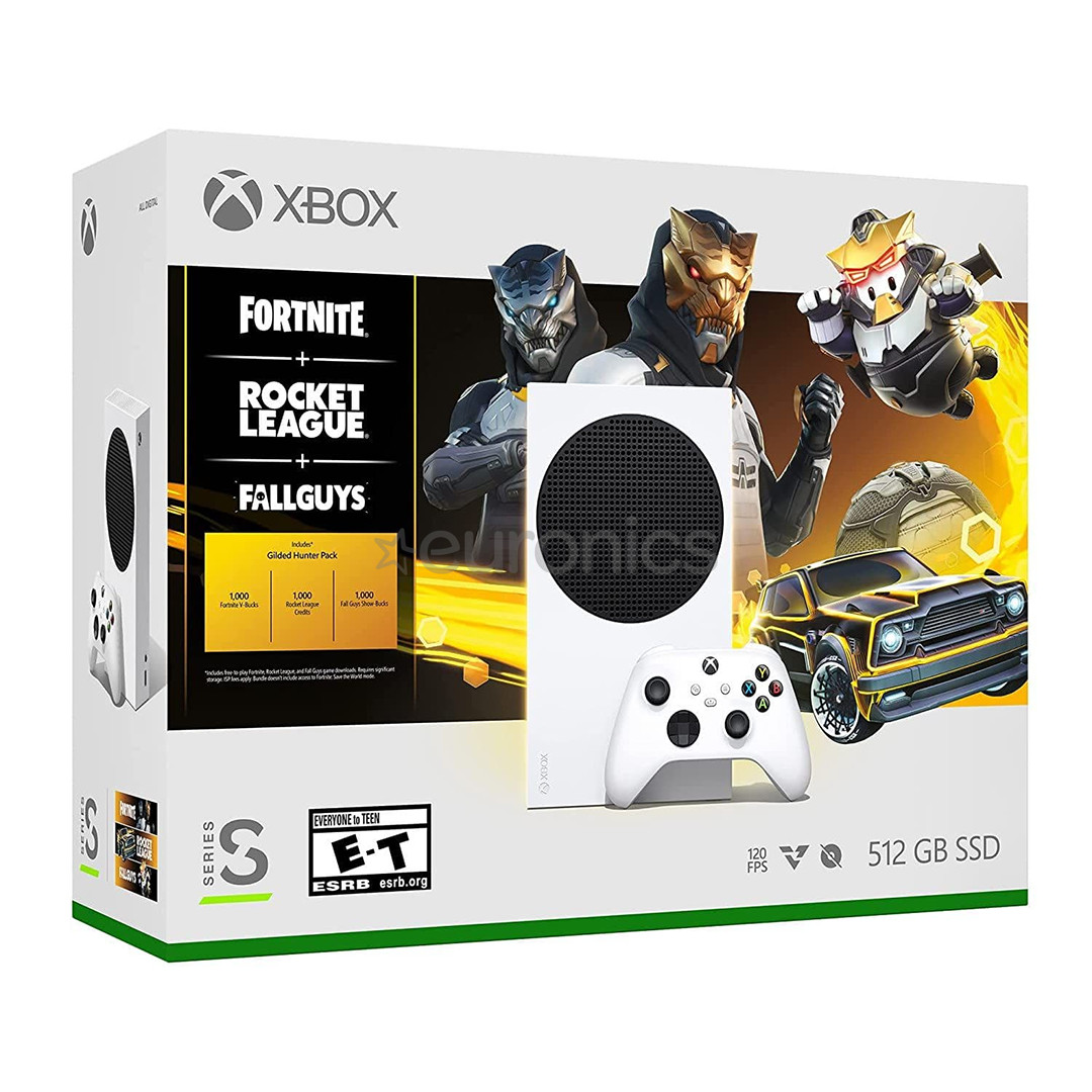 Microsoft Xbox Series S All-Digital, Guilded Hunter Bundle, 512 GB, balta - Spēļu konsole