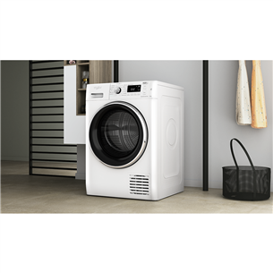 Whirlpool, 9 kg, dziļums 64.9 cm - Veļas žāvētājs