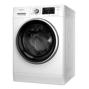 Whirlpool, 10 kg, dziļums 60.5 cm, 1400 apgr/min., balta - Veļas mazgājamā mašīna ar priekšējo ielādi