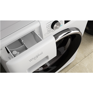 Whirlpool, 10 kg, dziļums 60.5 cm, 1400 apgr/min., balta - Veļas mazgājamā mašīna ar priekšējo ielādi