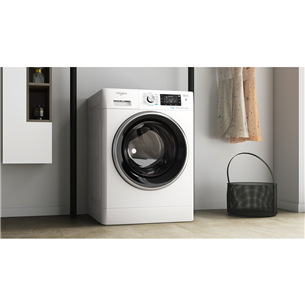 Whirlpool, 10 kg, depth 60.5 cm, 1400 rpm, white - Front Load Washing Machine