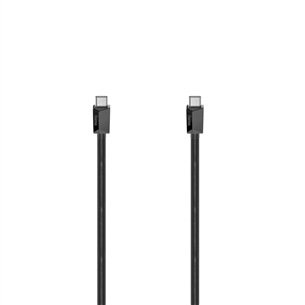 Hama Full-Featured, USB-C 3.2 - USB-C, 5A, 1 m, melna - Vads