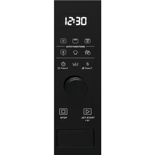 Whirlpool, 20 L, nerūsējošā tērauda/melna – Iebūvējama mikroviļņu krāsns ar grilu