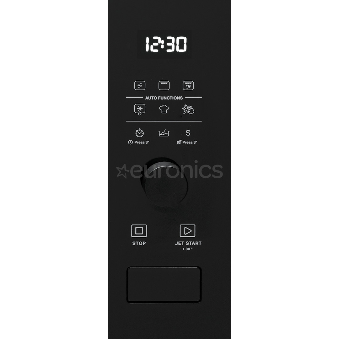 Whirlpool, 25 L, 900 W, black - Built-in Microwave Oven with Grill