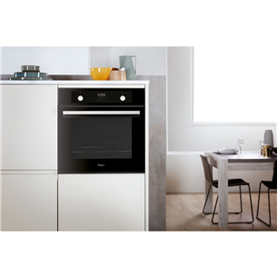 Whirlpool, 65 L, black - Built-in Oven