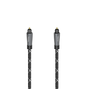 Hama Audio Optical Fibre Cable, ODT, 1.5 m, melna - Kabelis