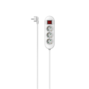 Hama Power Strip, 1,4m, white - Extension cord