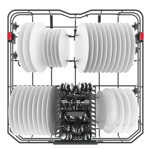 Whirlpool, 14 komplekti, platums 59.8 cm - Iebūvējama trauku mazgājamā mašīna