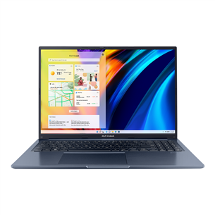 Asus Vivobook 16X, 16'', WUXGA, i5, 8 ГБ, 512 ГБ, W11H, синий - Ноутбук