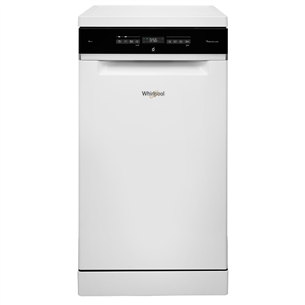 Whirlpool, 10 place settings, white - Freestanding Dishwasher WSFO3O23PF