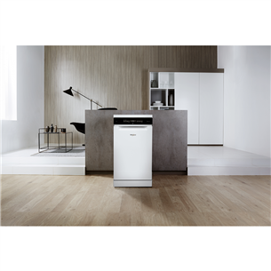 Whirlpool, 10 place settings, white - Freestanding Dishwasher