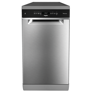 Whirlpool, 10 place settings, silver - Freestanding Dishwasher WSFO3023
