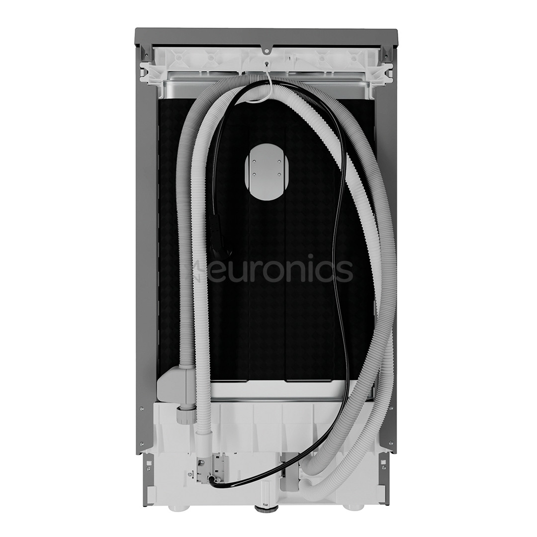 Whirlpool, 10 komplekti, platums 45 cm, sudraba - Trauku mazgājamā mašīna