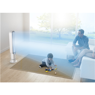 Dyson, 56 W, balta/sudraba - Ventilators