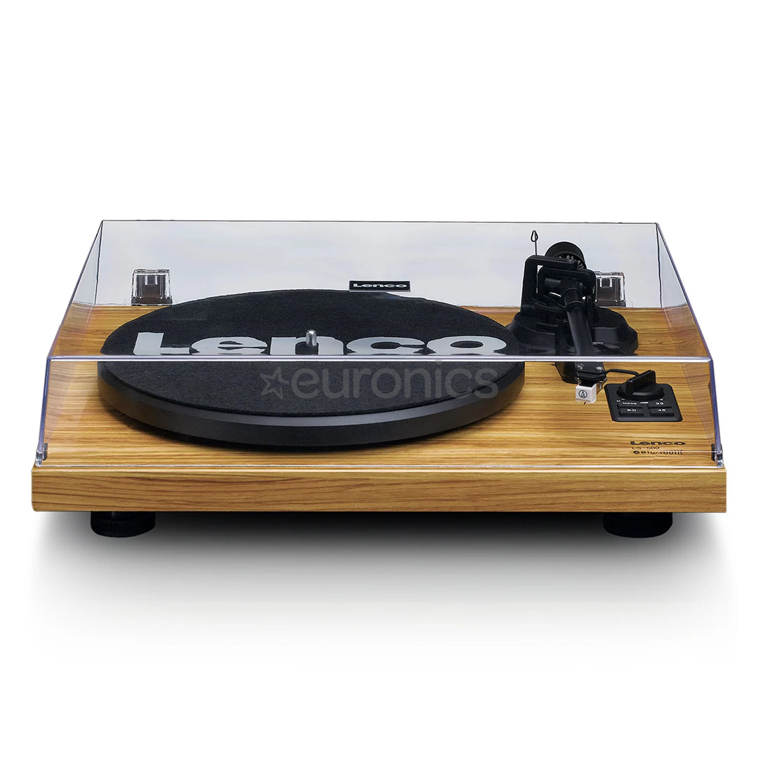 Lenco LS-500, walnut - Turntable with speakers