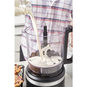 KitchenAid, 2.1 L, matēta melna - Virtuves kombains