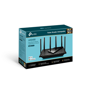 TP-Link Archer AX73, Wi-Fi 6, черный - WiFi-роутер