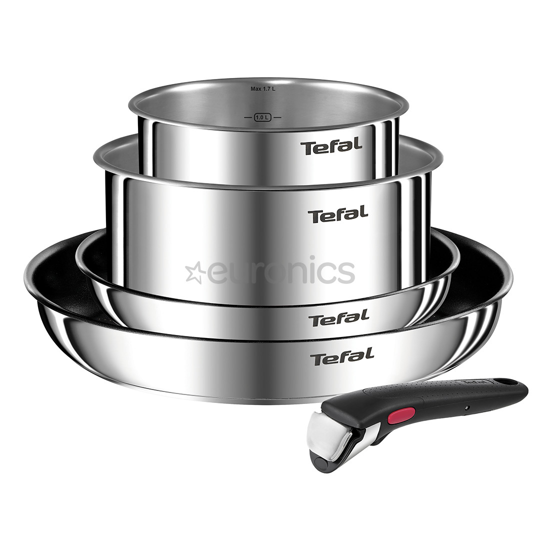 Tefal Ingenio Emotion, nerūsējošā tērauda - Katlu un pannu komplekts