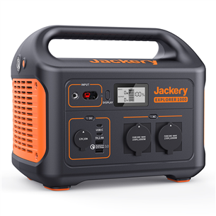 Jackery Explorer 1000 Portable Power Station, 1002 Wh - Pārnēsājama spēkstacija 70-1000-EUO001