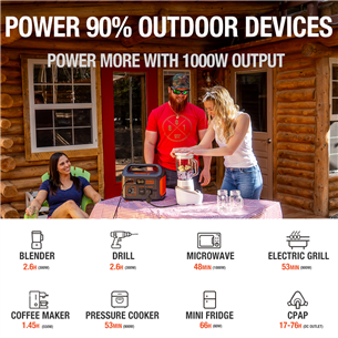 Jackery Explorer 1000 Portable Power Station, 1002 Wh - Pārnēsājama spēkstacija