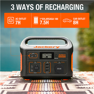 Jackery Explorer 500 Portable Power Station, 518 Wh - Pārnēsājama spēkstacija