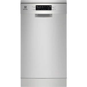 Electrolux 700 Slim, 10 place settings, width 45 cm, stainless steel - Free standing dishwasher