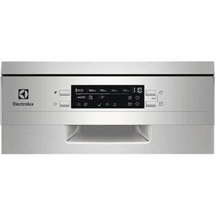 Electrolux 700 Slim, 10 place settings, width 45 cm, stainless steel - Free standing dishwasher