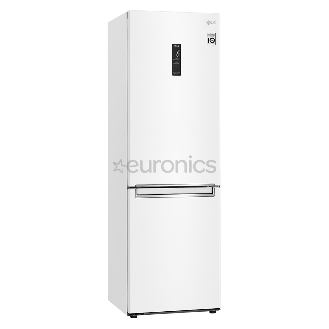 LG, No Frost, 341 L, height 186 cm, white - Refrigerator