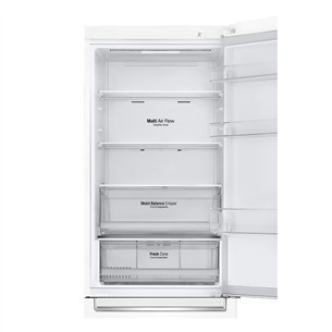LG, No Frost, 341 L, height 186 cm, white - Refrigerator