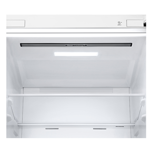 LG, No Frost, 341 L, height 186 cm, white - Refrigerator