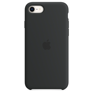 Apple iPhone 7/8/SE 2020 Silicone Case, melna - Apvalks viedtālrunim MN6E3ZM/A