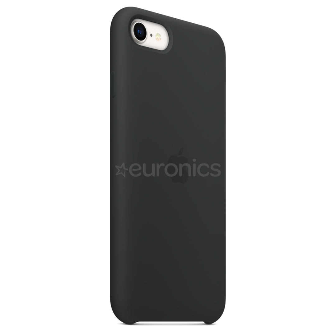 Apple iPhone 7/8/SE 2020 Silicone Case, melna - Apvalks viedtālrunim