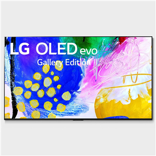 LG OLED evo Gallery Edition G2, 97", 4K UHD, OLED, gray - TV OLED97G29LA.AEU