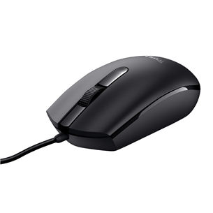 Trust Basi, black - Wired Optical Mouse