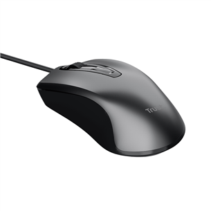 Trust Carve, black - Wired Optical Mouse