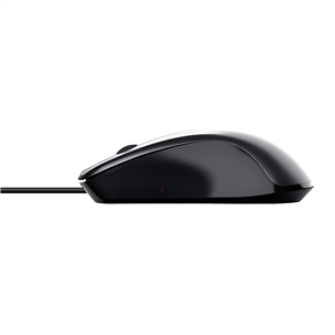 Trust Carve, black - Wired Optical Mouse