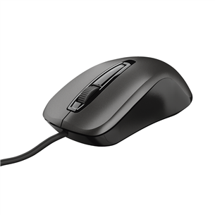 Trust Carve, black - Wired Optical Mouse