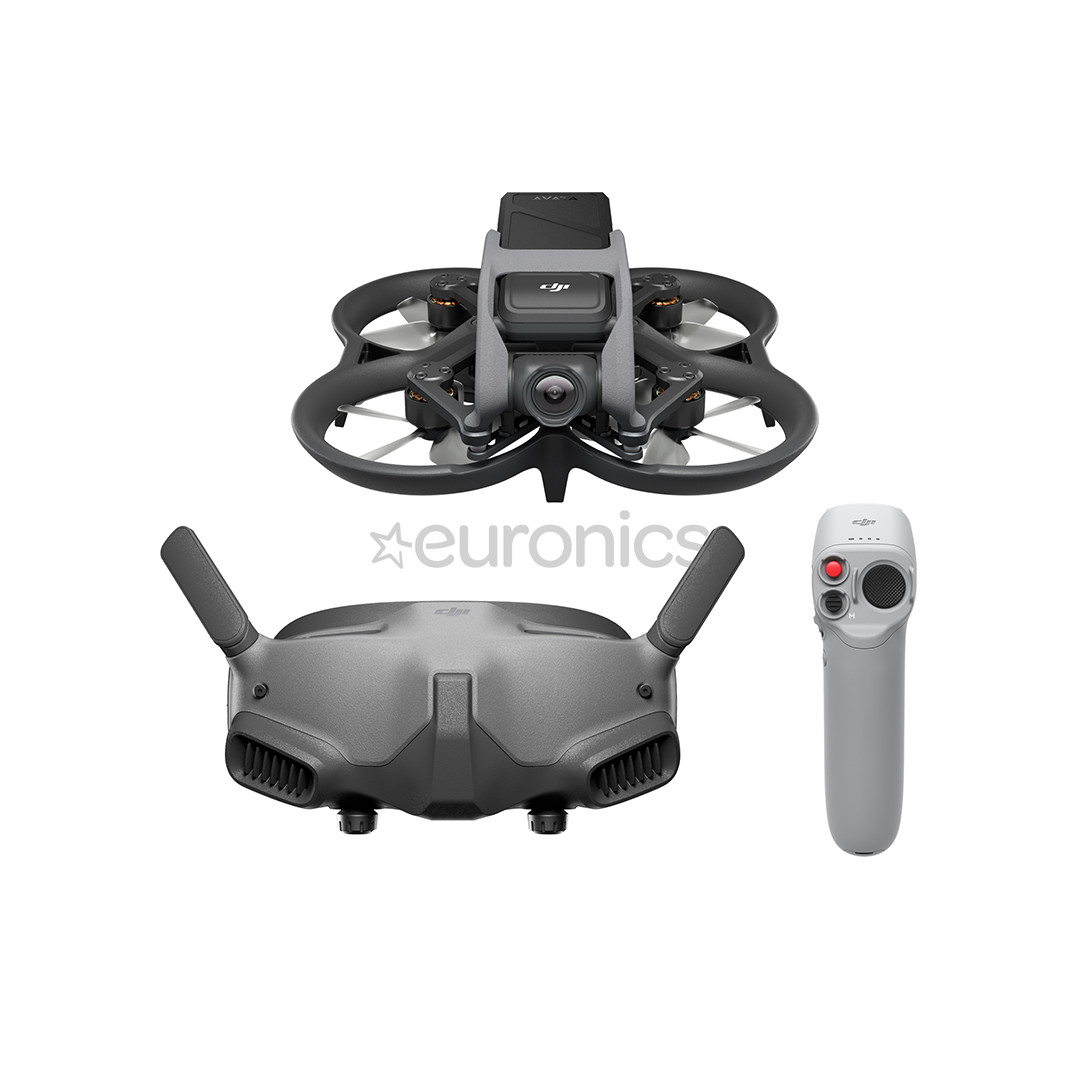 DJI Avata Pro-View Combo, melna/pelēka - Radio vadāms lidaparāts