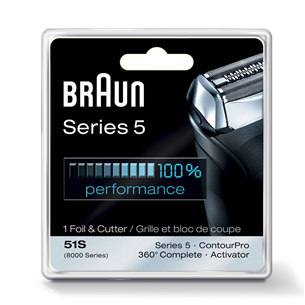 Braun Series 5 - Сменная бритвенная сетка + лезвие 51SNEW
