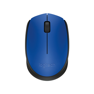 Logitech M171, melna/zila - Bezvadu datorpele 910-004640