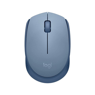 Logitech M171, pelēka/zila - Bezvadu datorpele 910-006866