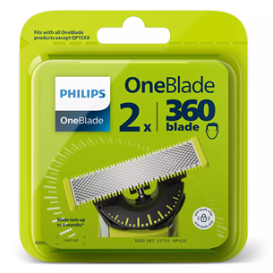 Philips OneBlade 360flex, 2 шт. - Сменное лезвие