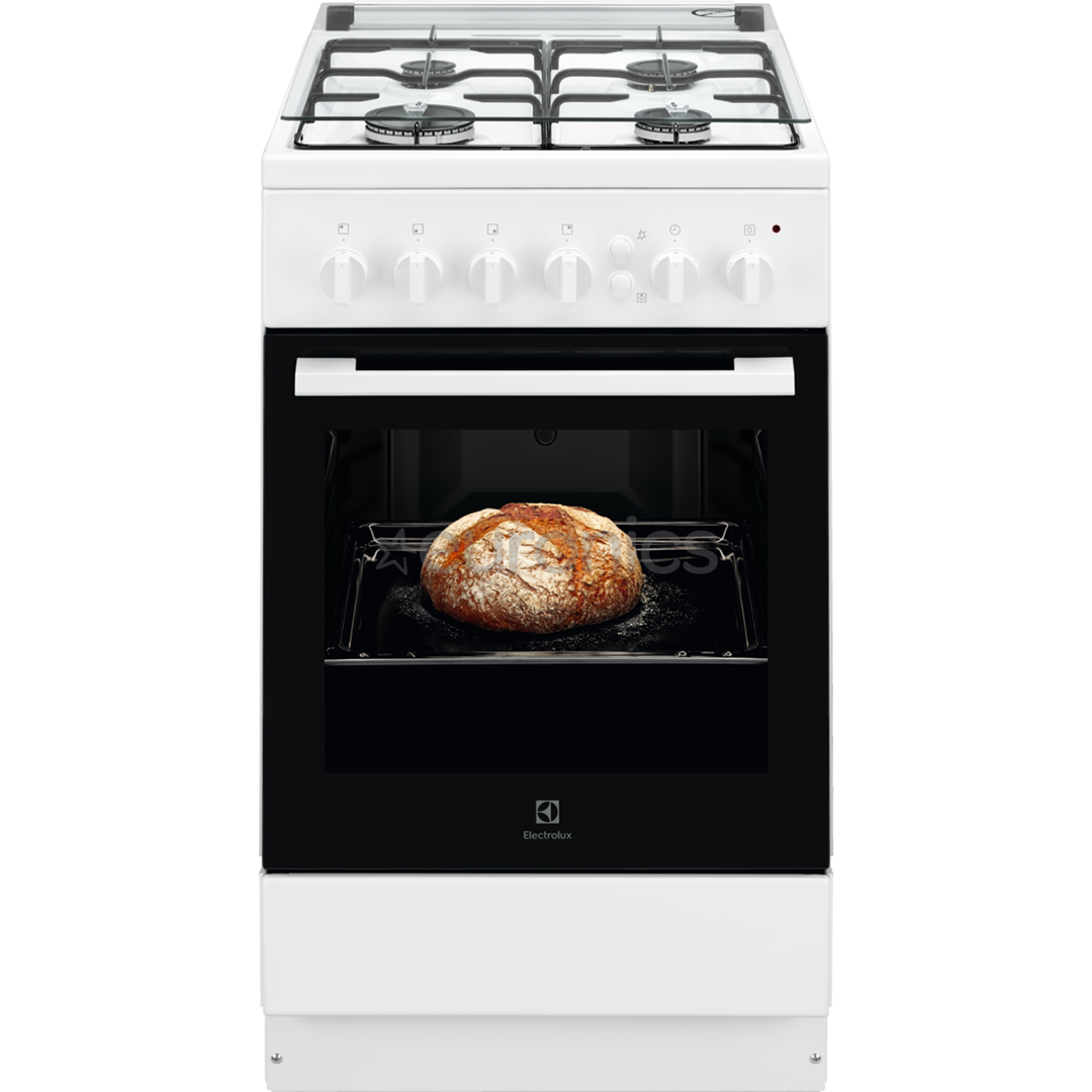 Electrolux, 55 л, белый - Газовая плита с газовой духовкой