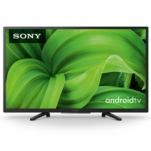 Sony W800, 32'', HD, LED LCD, Smart TV, боковые ножки, черный - Телевизор KD32W800P1AEP